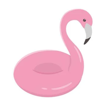 Isolated flamingo float design vector illustration Stock Illustration