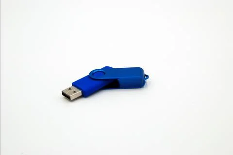 Isolated Flash Drive On White Background Stock Photos