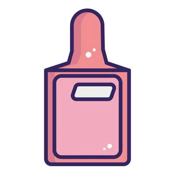 Isolated flat liquid paper icon Stock Illustration