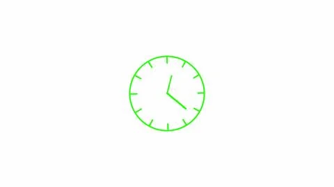 Isolated flat round clock icon, stopwatch digital technology illustration b.. Stock Illustration