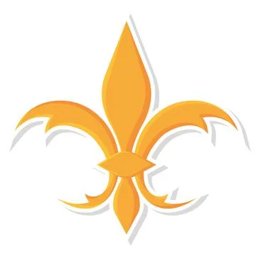 Isolated fleur de lis icon Stock Illustration