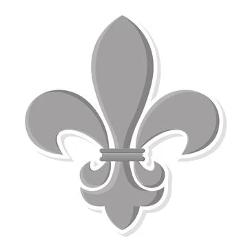 Isolated fleur de lis icon Stock Illustration
