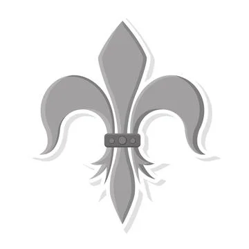 Isolated fleur de lis icon Stock Illustration
