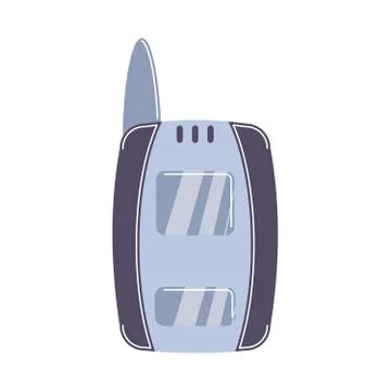 Isolated flip phone. Stock Illustration