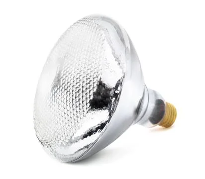 Isolated floodlight Foto stock