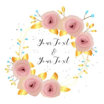 Isolated floral flame Illustrazione stock