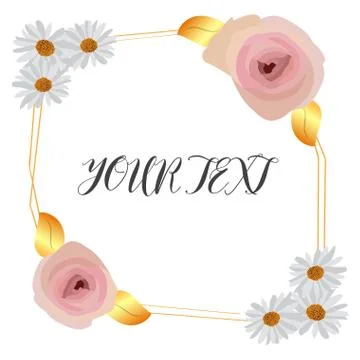 Isolated floral flame Illustrazione stock