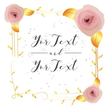 Isolated floral flame Stock Illustration