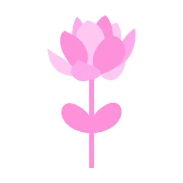 Isolated flower icon Illustrazione stock