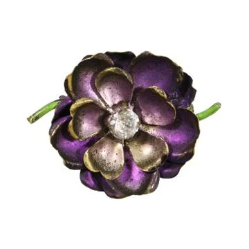 Isolated flower pin Foto stock