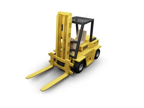 Isolated fork auto on white background isolated fork auto on white backgro... Stock Photos