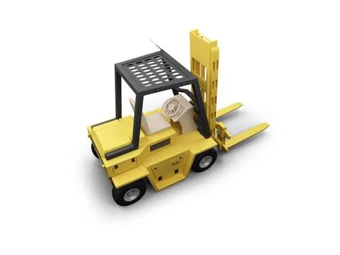 Isolated fork auto on white background isolated fork auto on white backgro... Stock Photos