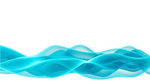 Isolated form of smoke background. 3d illustration, 3d rendering. 스톡 일러스트