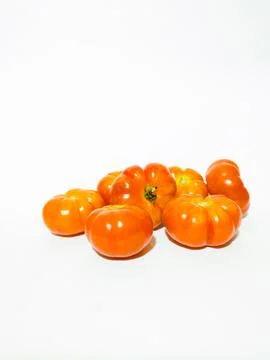 Isolated fresh tomatoes Stock Photos