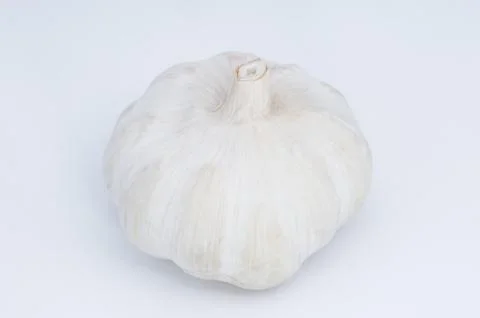 Isolated Garlic Stock Photos