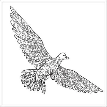 Isolated gaviota Stock Illustration