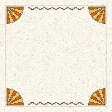 Isolated geometric abstract pattern with quarter circle shapes on transpare.. Stock Illustration