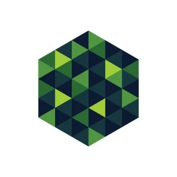 Isolated geometric pattern Stock Illustration