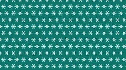 Isolated geometric star pattern on green background illustration Stock Illustration