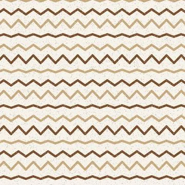 Isolated geometric zigzag and wave pattern design illustration 库存插图