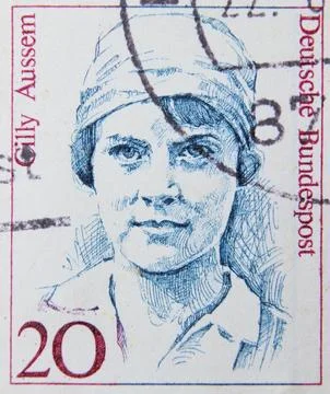 Isolated German Stamp Stock Photos