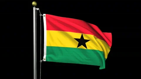 Isolated Ghana Stock Footage 486755