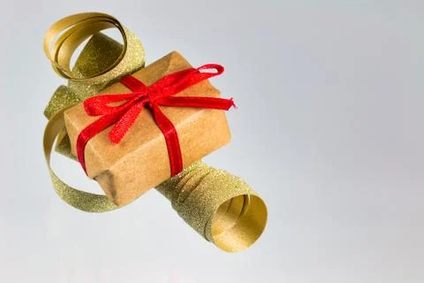 Isolated gift box, handmade present Foto stock