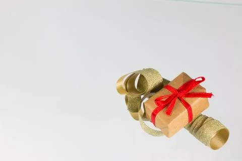 Isolated gift box, handmade present Foto stock