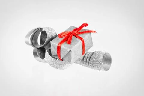 Isolated gift box, handmade present Foto stock