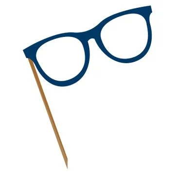 Isolated glasses icon Stock Illustration