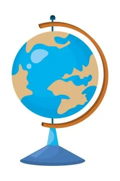 Isolated globe of school design vector illustration Stock Illustration