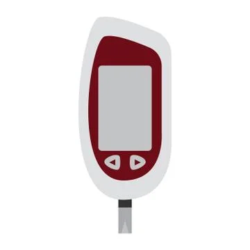 Isolated glucometer icon Illustrazione stock