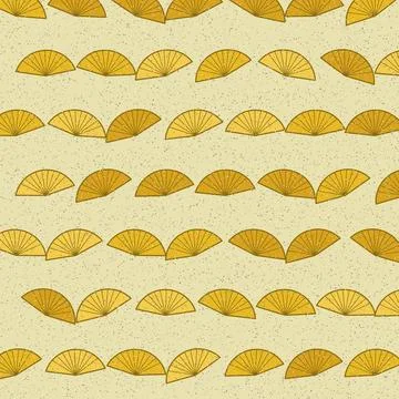 Isolated golden leaf pattern design on transparent background illustration Stock Illustration