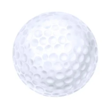 Isolated golf ball Illustrazione stock