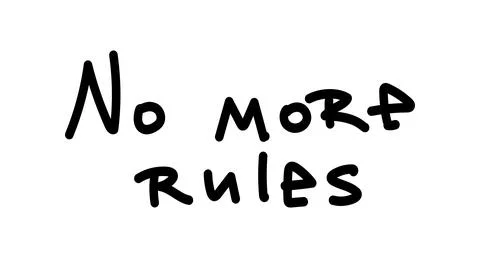 Isolated graffiti tag No more rules. Vector illustration. 스톡 일러스트