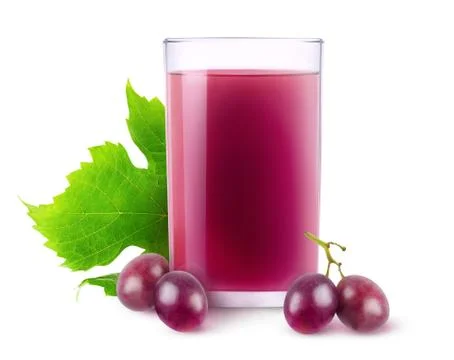 Isolated grape juice Stock Photos