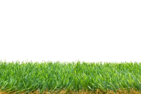 Isolated grass border Stockfoto's