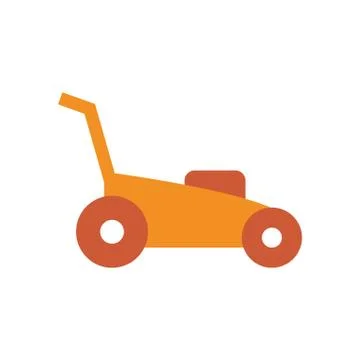 Isolated grass cutter flat style icon vector design 库存插图