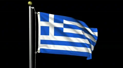 Isolated Greece Stock Footage 445192