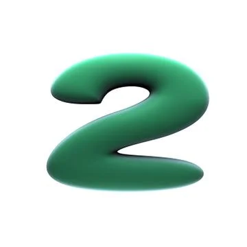 Isolated green clay figure Illustrazione stock