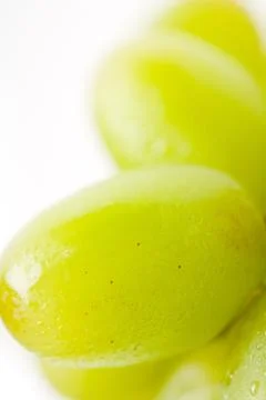 Isolated Green Grape Foto stock