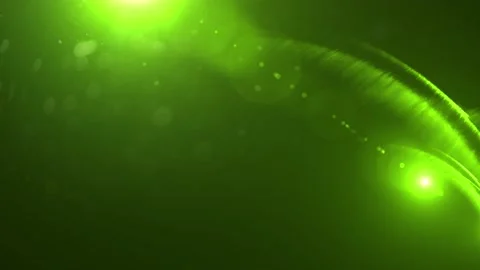 Isolated green light rays animation. Shine or sun effect on black screen. Gli Stock Footage 144255516