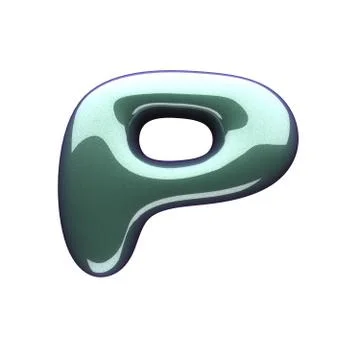 Isolated green plastic figure Illustrazione stock