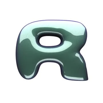 Isolated green plastic figure Stock Illustration
