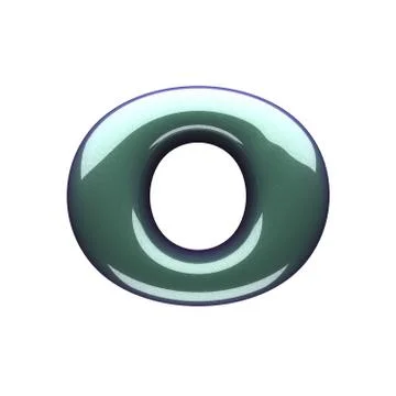 Isolated green plastic figure Illustrazione stock