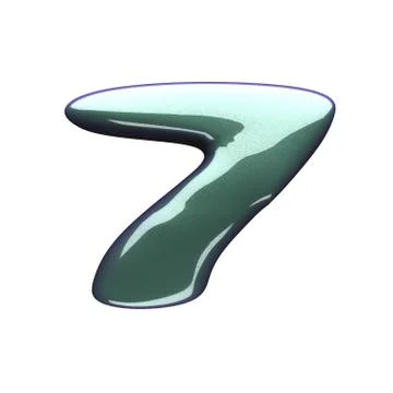Isolated green plastic figure Illustrazione stock