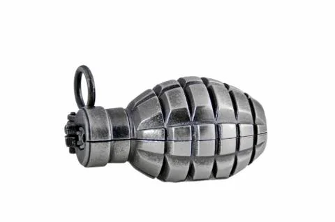 Isolated grenade - lighter Stock Photos