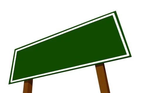 Isolated guidepost Stock Photos