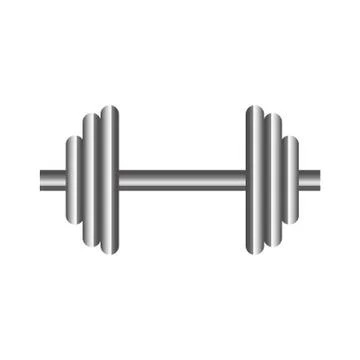 Isolated gym weight Stock Illustration