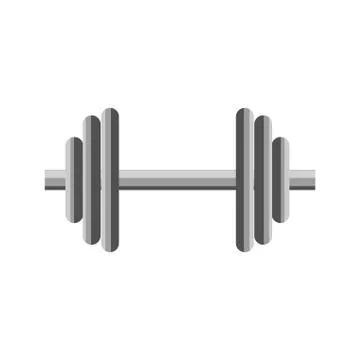 Isolated gym weight Stock Illustration